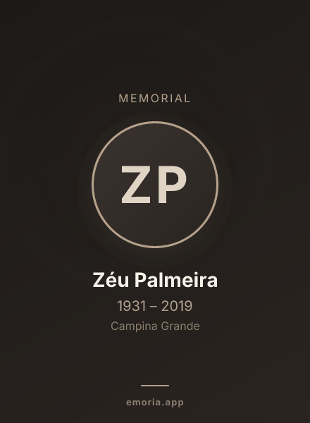 Memorial portrait of Zéu Palmeira