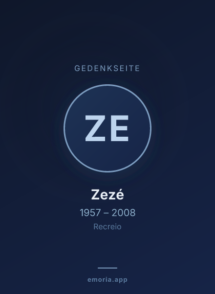 Gedenkportrait von Zezé