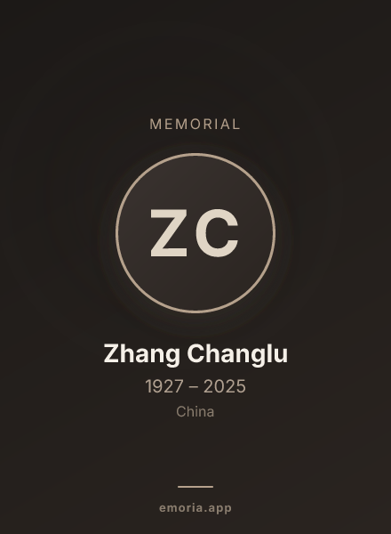 Memorial portrait of Zhang Changlu