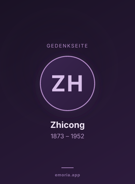 Gedenkportrait von Zhicong
