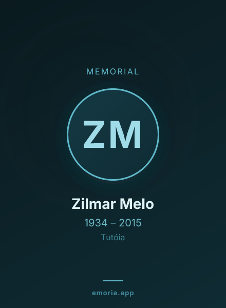 Memorial portrait of Zilmar Melo