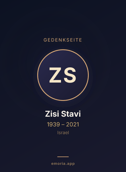 Gedenkportrait von Zisi Stavi
