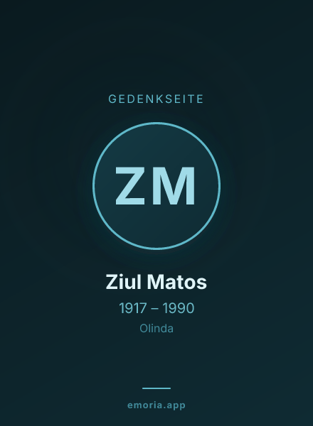 Gedenkportrait von Ziul Matos