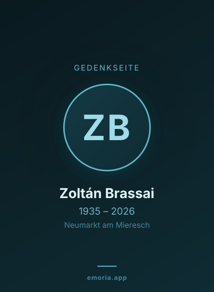 Gedenkportrait von Zoltán Brassai