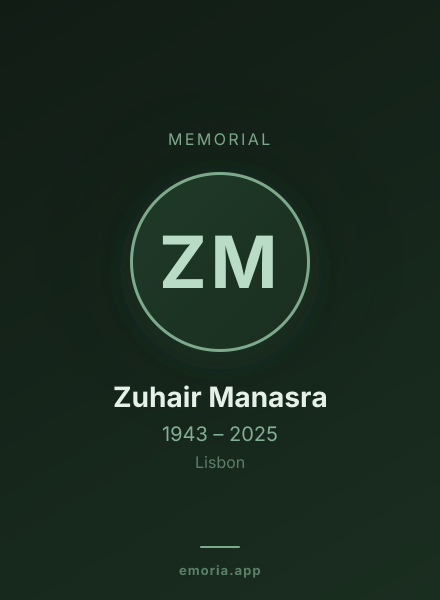 Memorial portrait of Zuhair Manasra