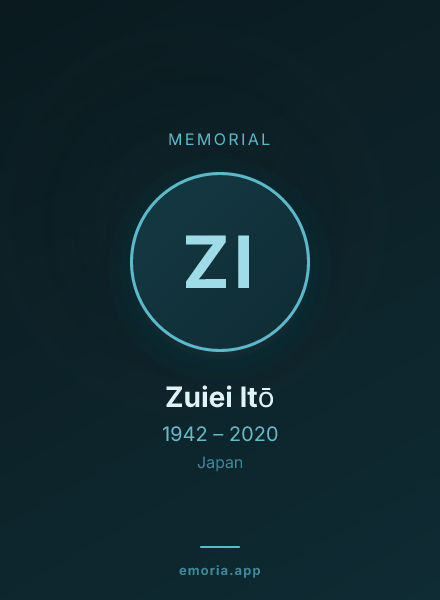 Memorial portrait of Zuiei Itō