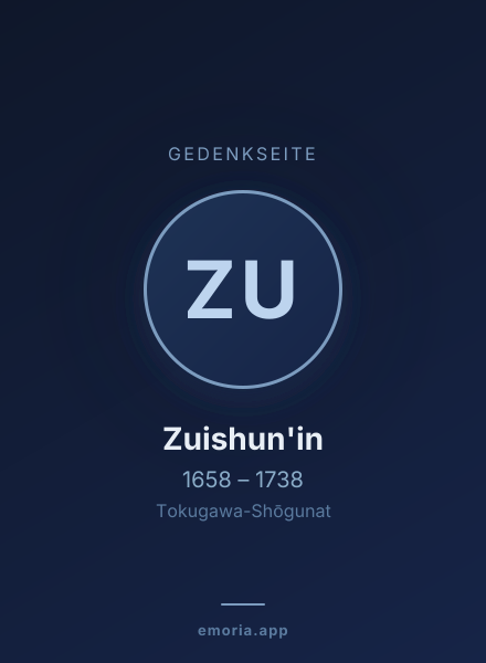 Gedenkportrait von Zuishun'in