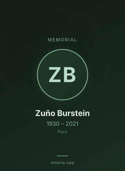 Memorial portrait of Zuño Burstein