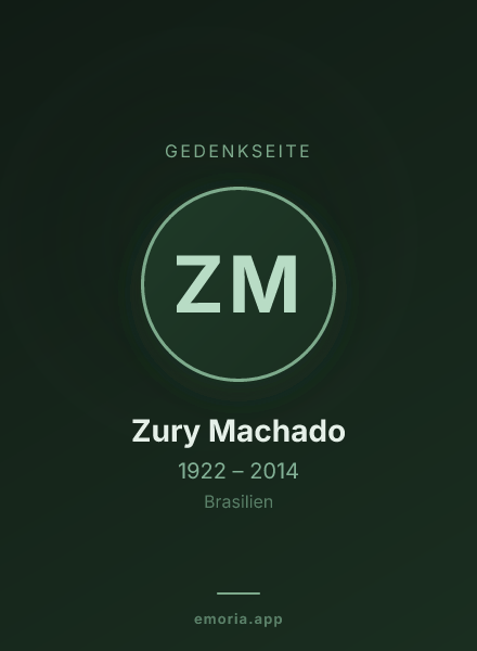 Gedenkportrait von Zury Machado