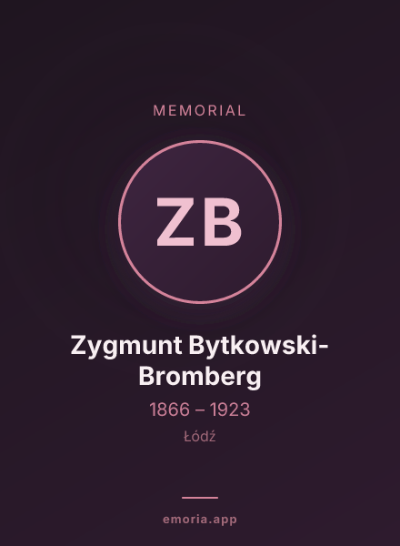 Memorial portrait of Zygmunt Bytkowski-Bromberg