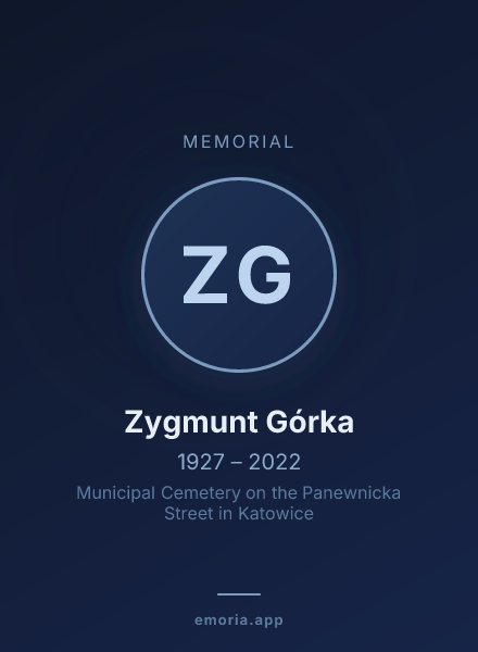 Memorial portrait of Zygmunt Górka