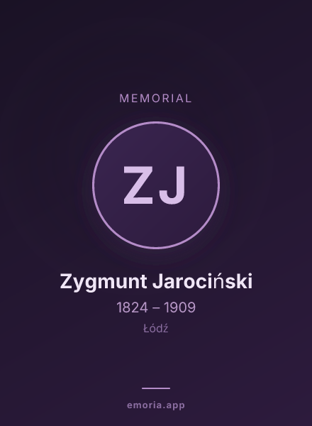 Memorial portrait of Zygmunt Jarociński