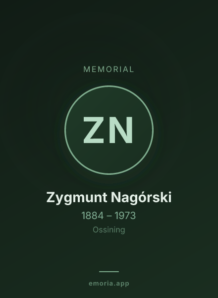 Memorial portrait of Zygmunt Nagórski