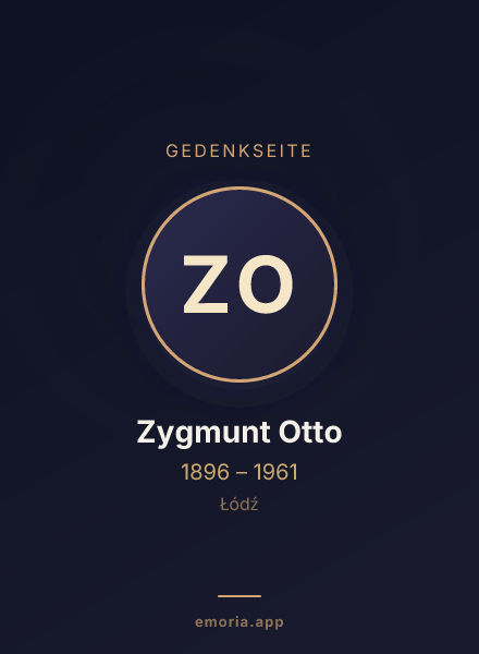 Gedenkportrait von Zygmunt Otto