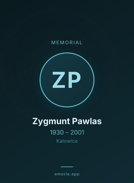 Memorial portrait of Zygmunt Pawlas