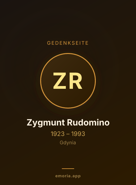 Gedenkportrait von Zygmunt Rudomino