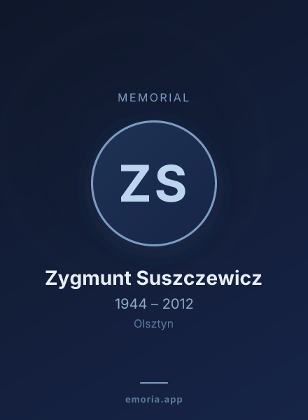 Memorial portrait of Zygmunt Suszczewicz