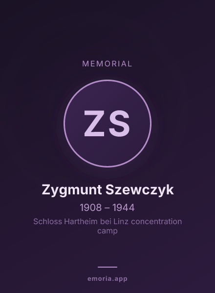 Memorial portrait of Zygmunt Szewczyk