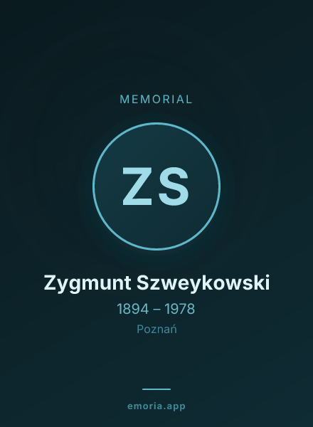 Memorial portrait of Zygmunt Szweykowski