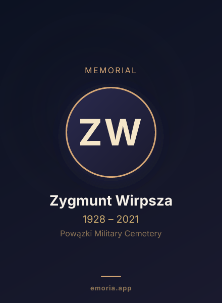 Memorial portrait of Zygmunt Wirpsza