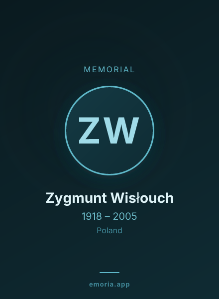 Memorial portrait of Zygmunt Wisłouch